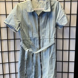 Mini Jean dress with pockets size XXL